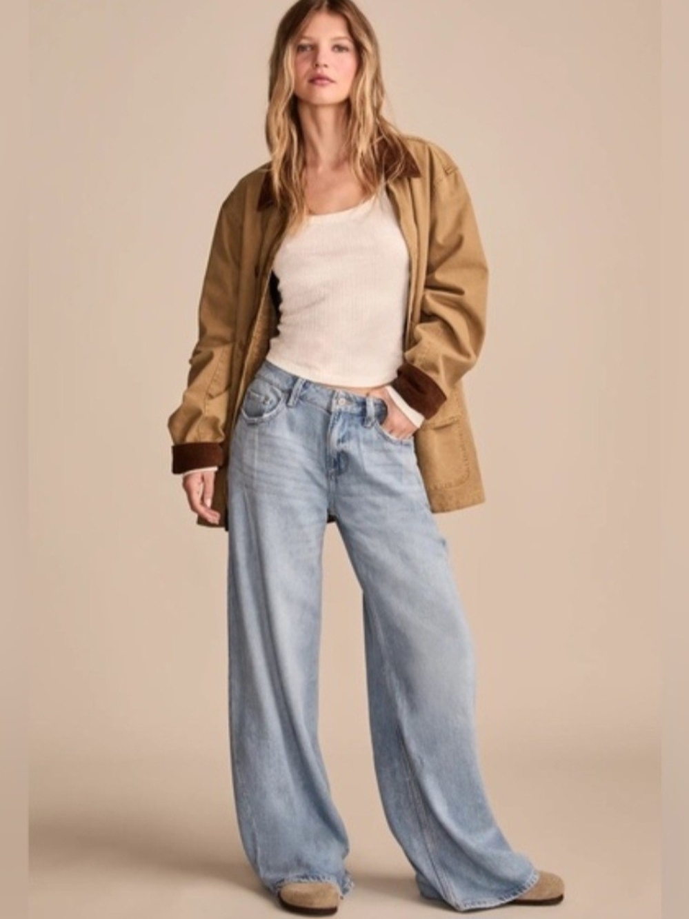 Lucky Brand Light Blue Wide Leg Jeans